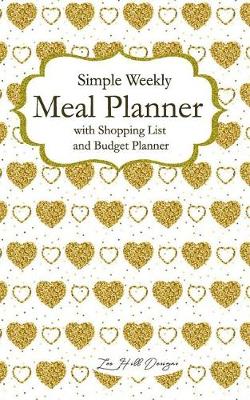 Cover of Simple weekly Meal Plan with Shopping List and Budget Planner