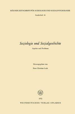 Book cover for Soziologie und Sozialgeschichte