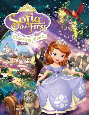 Book cover for Sofia the First Coloring Book