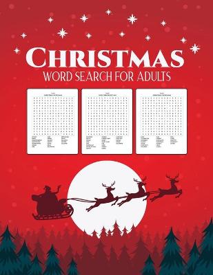 Book cover for Christmas Word Search for Adults