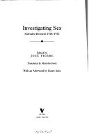 Book cover for Investigating Sex