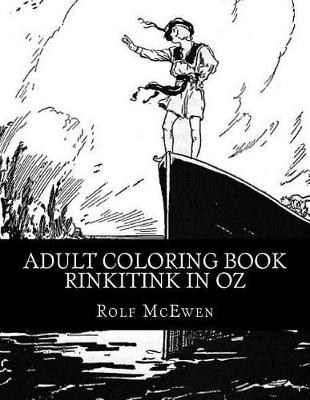 Book cover for Adult Coloring Book - Rinkitink in Oz