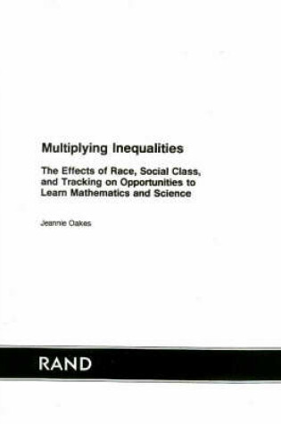 Cover of Multiplying Inequalities