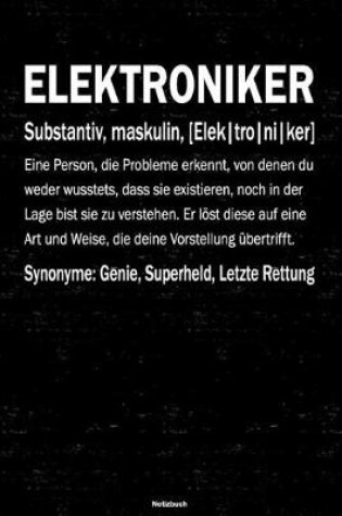 Cover of Elektroniker Notizbuch