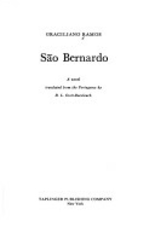 Cover of S~ao Bernardo