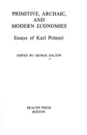 Cover of Primitive, Archaic & Modern Economies