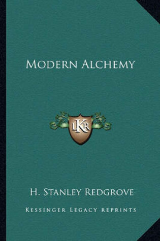 Cover of Modern Alchemy