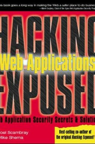 Cover of Hacking Exposed (TM) Web Applications