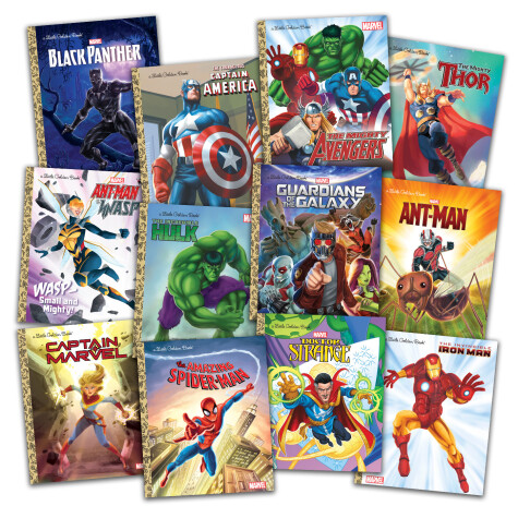 Cover of Marvel Little Golden Books Set