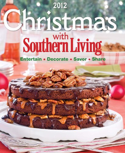 Book cover for Christmas with Southern Living 2012