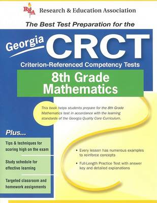 Book cover for Georgia Crct Grade 8 Math (Rea) - The Best Test Prep for Ga Grade 8 Math