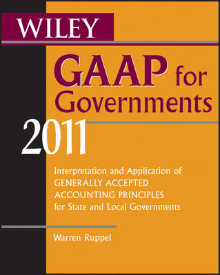 Book cover for Wiley GAAP for Governments 2011