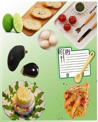 Book cover for recipe(Blank Cookbook Recipes & Note, Cooking Gifts )