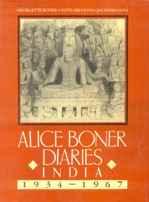 Book cover for Alice Boner Diaries