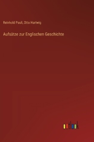 Cover of Aufs�tze zur Englischen Geschichte