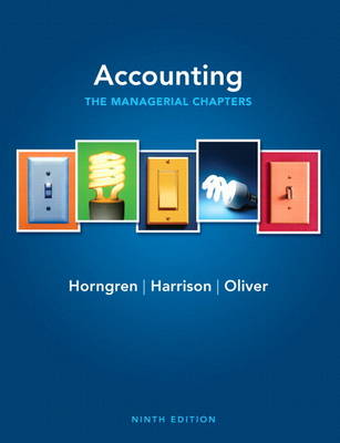 Book cover for Accounting, Chapters 14-24 (Managerial chapters) Plus NEW MyAccountingLab with Pearson eText -- Access Card Package