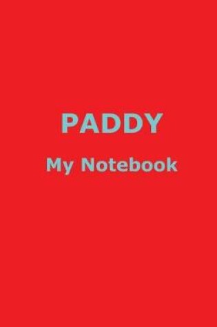 Cover of PADDY My Notebook