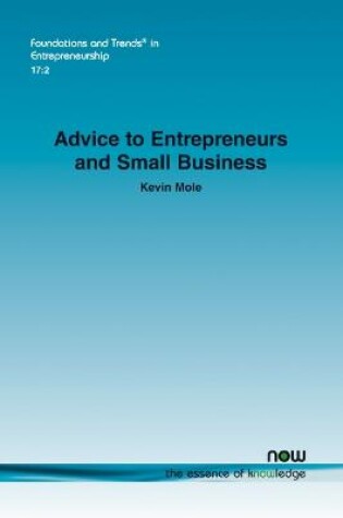 Cover of Advice to Entrepreneurs and Small Business