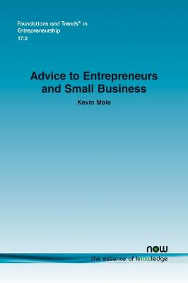 Cover of Advice to Entrepreneurs and Small Business