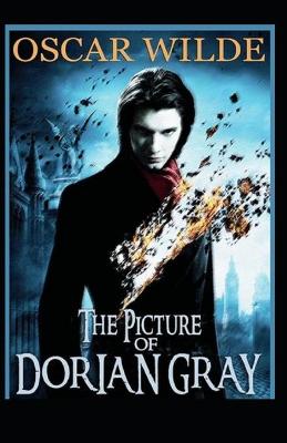 Book cover for The Picture of Dorian Gray by Oscar Wilde (illustrated edition)