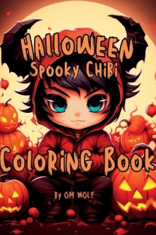 Cover of Halloween Spooky Chibi Coloring Book