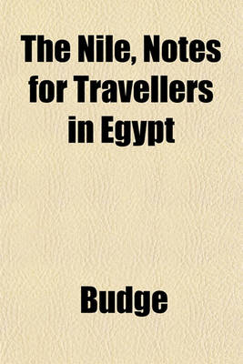 Book cover for The Nile, Notes for Travellers in Egypt