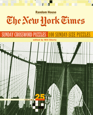 Cover of The New York Times Sunday Crossword Puzzles, Volume 25