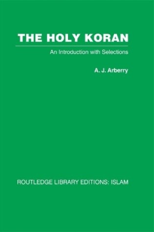 Cover of The Holy Koran