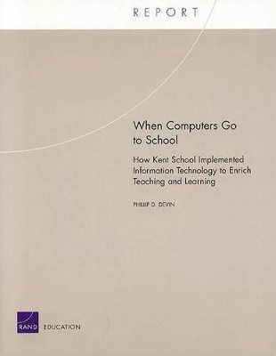 Book cover for When Computers Go to School