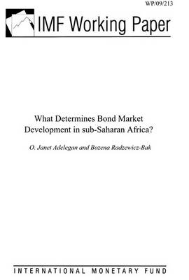 Book cover for What Determines Bond Market Development in Sub-Saharan Africa?