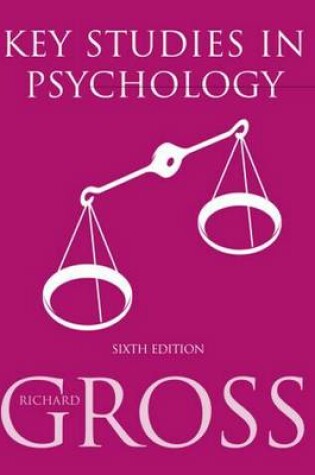 Cover of Key Studies in Psychology 6th Edition