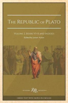 Book cover for The Republic of Plato vol. 2