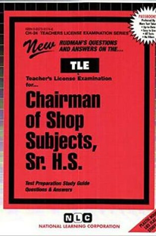 Cover of Shop Subjects, Sr. H.S.