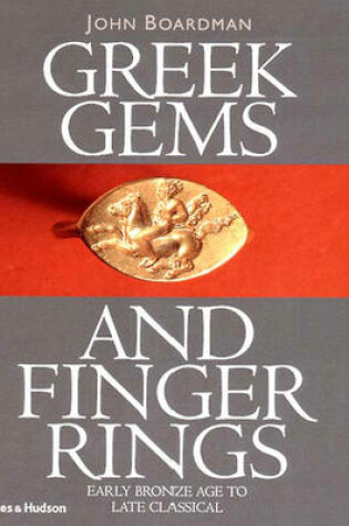 Cover of Greek Gems and Finger Rings