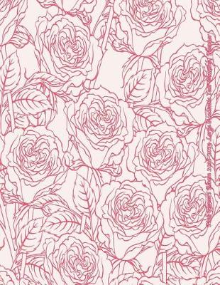 Book cover for Pink Flowers Bloom 2018-2019 Large Academic Year Monthly Planner