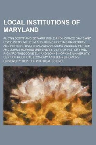 Cover of Johns Hopkins University Studies in Historical and Political Science Volume 3