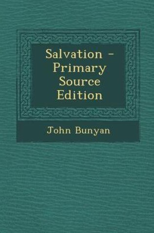 Cover of Salvation - Primary Source Edition