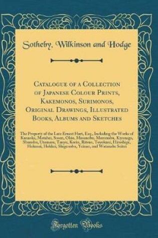 Cover of Catalogue of a Collection of Japanese Colour Prints, Kakemonos, Surimonos, Original Drawings, Illustrated Books, Albums and Sketches