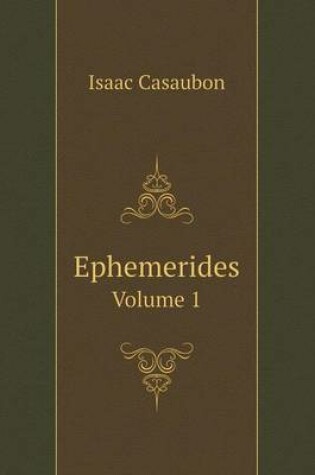 Cover of Ephemerides Volume 1