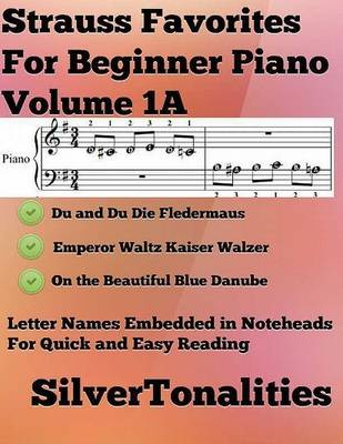 Book cover for Strauss Favorites for Beginner Piano Volume 1 A