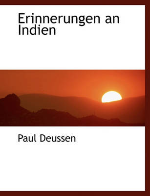 Book cover for Erinnerungen an Indien