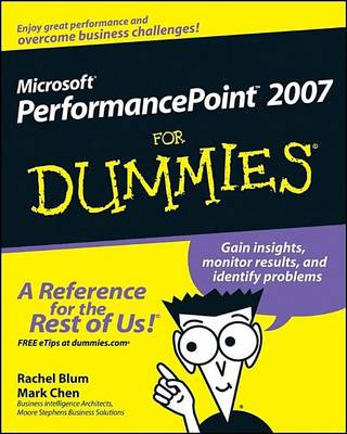 Book cover for Microsoft Performancepoint 2007 for Dummies