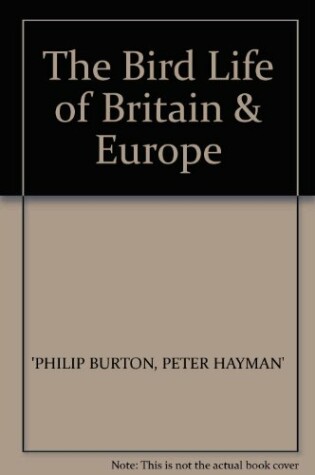 Cover of Bird Life of Britain and Europe