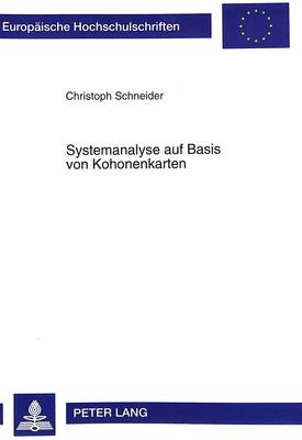 Cover of Systemanalyse Auf Basis Von Kohonenkarten