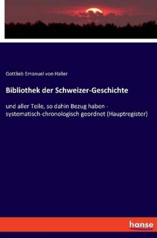 Cover of Bibliothek der Schweizer-Geschichte