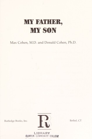 Cover of My Father, My Son