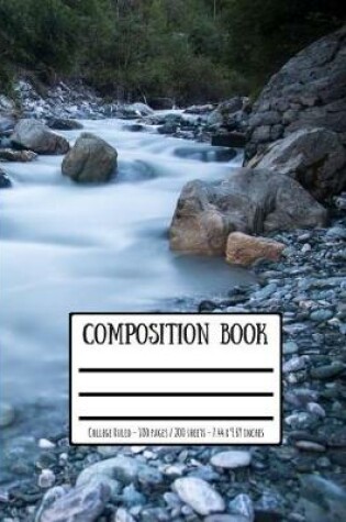 Cover of Stream, Rocks & Pebbles Composition Book