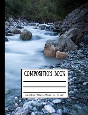 Book cover for Stream, Rocks & Pebbles Composition Book