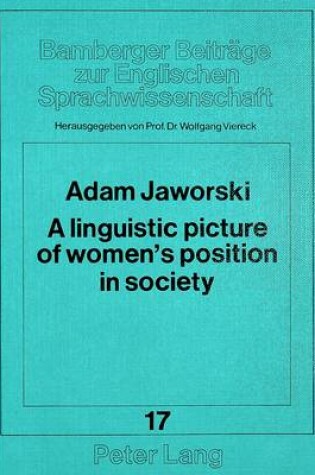 Cover of Linguistic Picture of Women's Position in Society