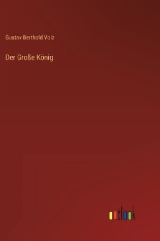 Cover of Der Große König